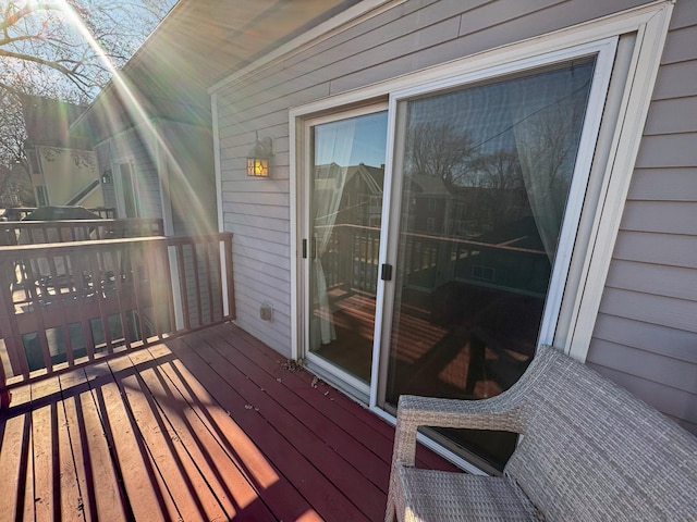 220 Mackubin St Unit 220, Saint Paul, MN 55102 - view of wooden deck