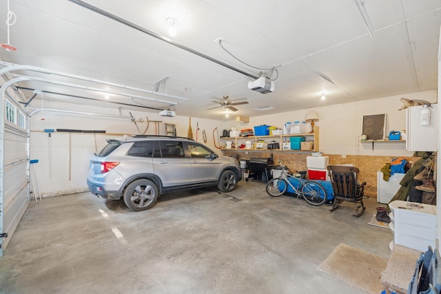 23148 Glenhaven Dr, Nevis, MN 56467 - garage featuring a garage door opener
