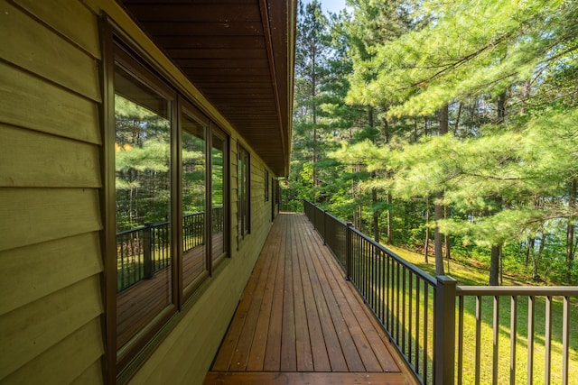 23148 Glenhaven Dr, Nevis, MN 56467 - view of wooden deck