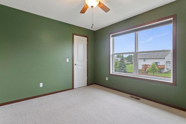 17393 54th St NE, Otsego, MN 55374 - spare room with carpet floors and ceiling fan