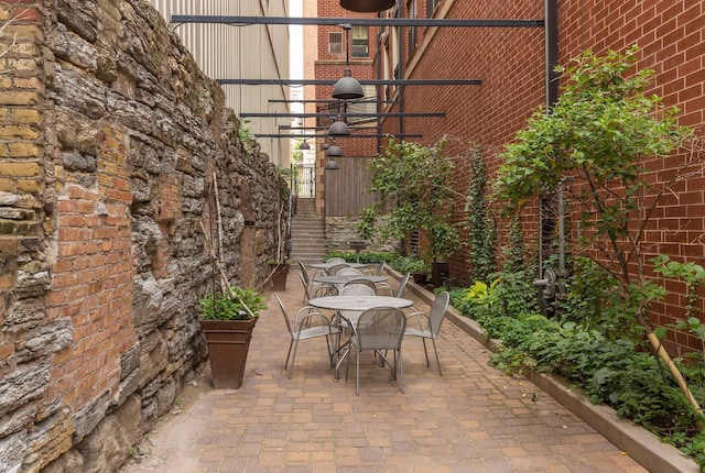 270 4th St E Unit 509, Saint Paul, MN 55101 - view of patio / terrace with outdoor dining space