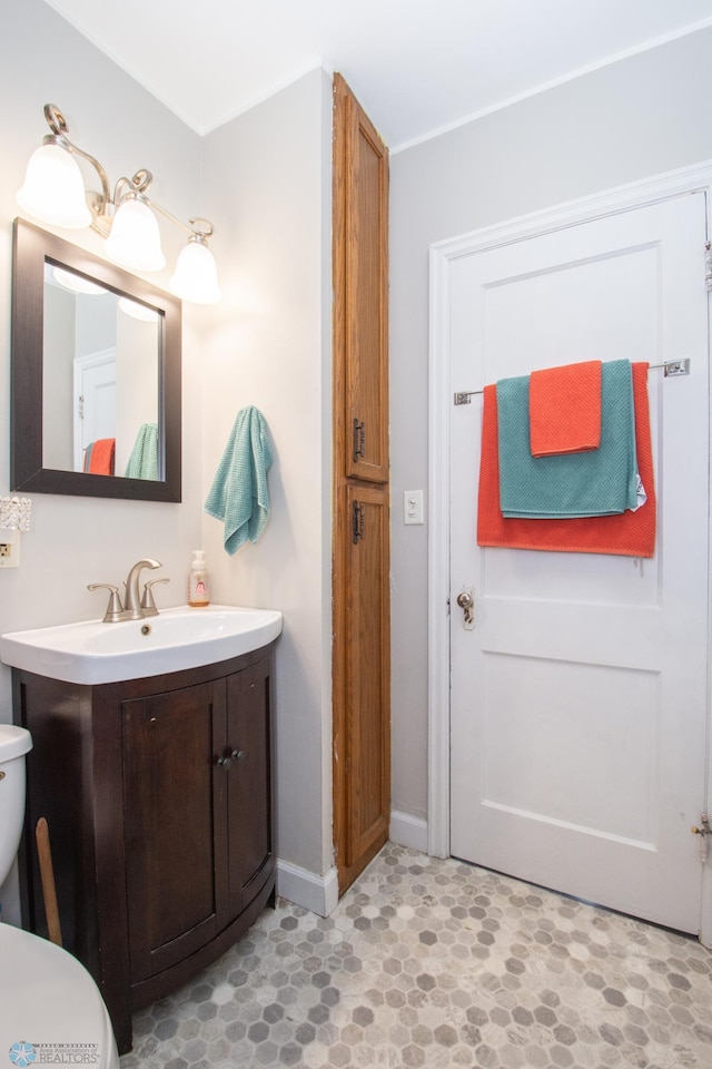 1530 11th Ave S, Fargo, ND 58103 - bathroom with vanity and toilet