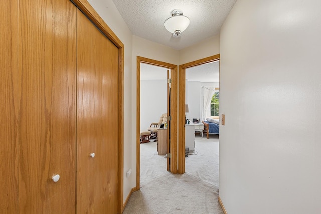 8829 Branson Dr Unit 46, Inver Grove Heights, MN 55076 - hall featuring light carpet and a textured ceiling