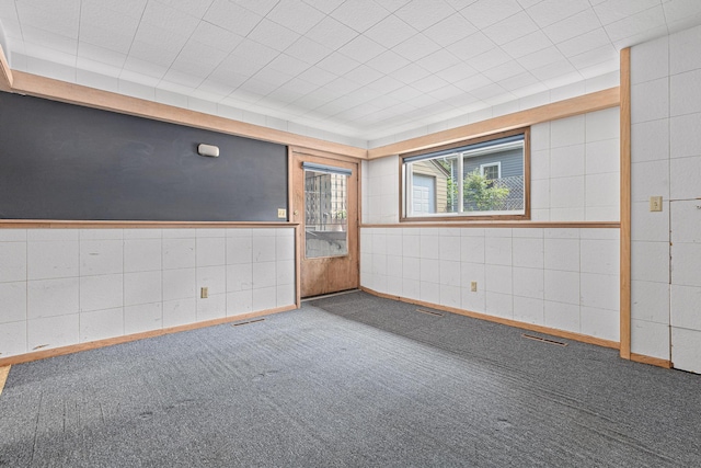1803 Hubbard Ave, Saint Paul, MN 55104 - empty room featuring carpet floors and wainscoting