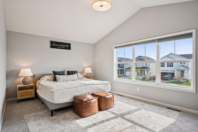 9266 26th St NE, Saint Michael, MN 55376 - bedroom featuring lofted ceiling and carpet flooring