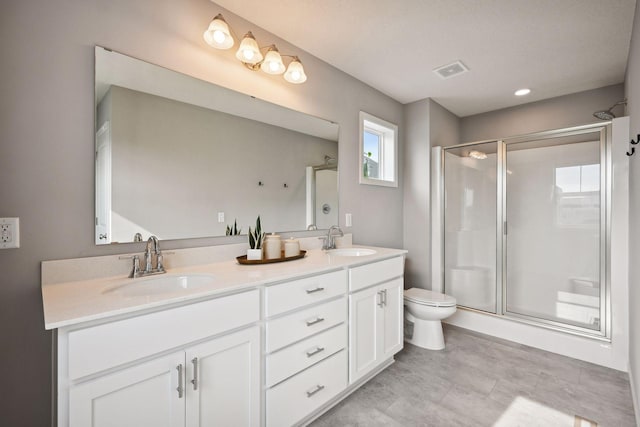 9266 26th St NE, Saint Michael, MN 55376 - full bath featuring a stall shower and double vanity