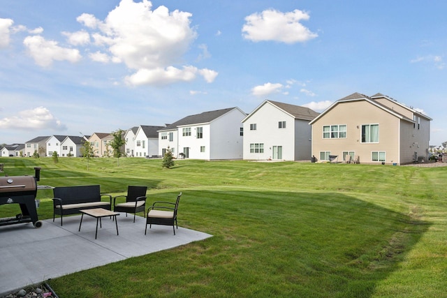 9266 26th St NE, Saint Michael, MN 55376 - view of grassy yard with a residential view and a patio