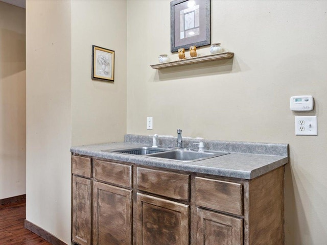 25935 310th St, Sebeka, MN 56477 - bathroom featuring wood finished floors and vanity