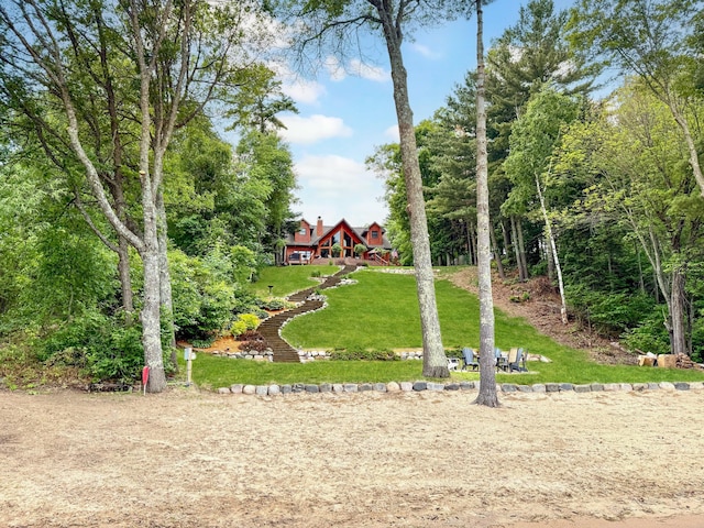 49512 202nd Pl, Shamrock Twp, MN 55760 - view of green lawn