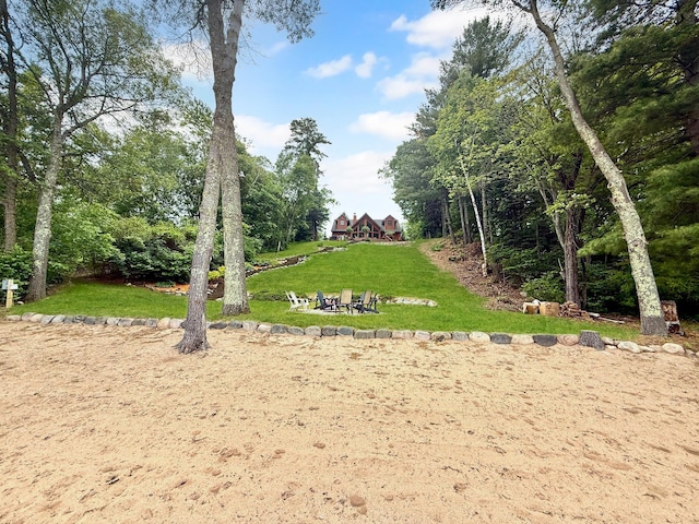 49512 202nd Pl, Shamrock Twp, MN 55760 - view of green lawn