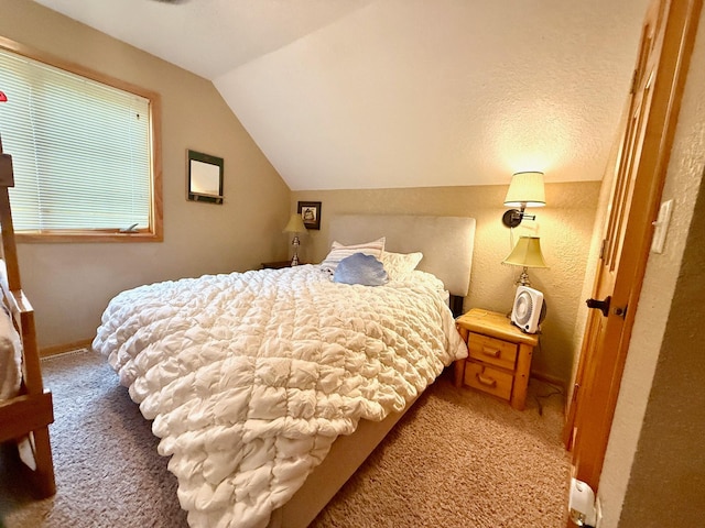 49512 202nd Pl, Shamrock Twp, MN 55760 - bedroom with carpet flooring and vaulted ceiling