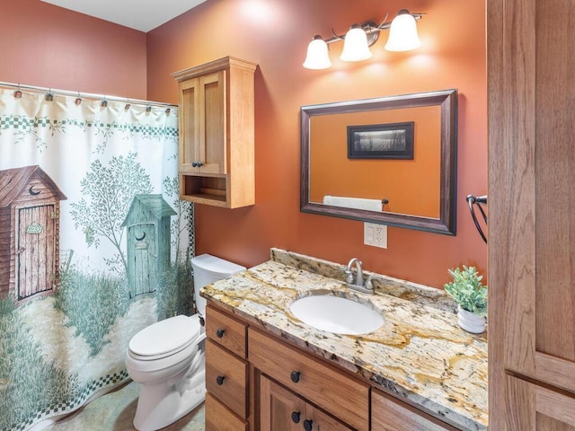 2406 Augusta Rd, Fair Haven Twp, MN 55382 - bathroom with vanity and curtained shower