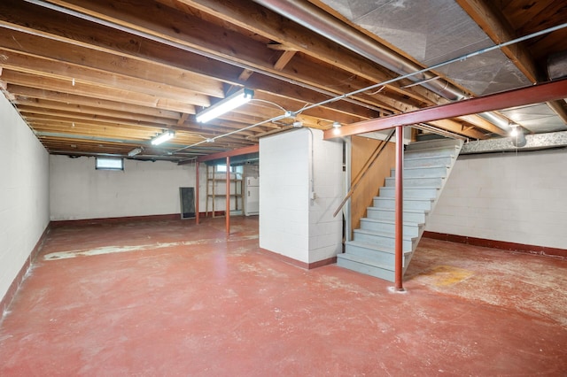 1306 Ryan Ave W, Roseville, MN 55113 - basement featuring stairway