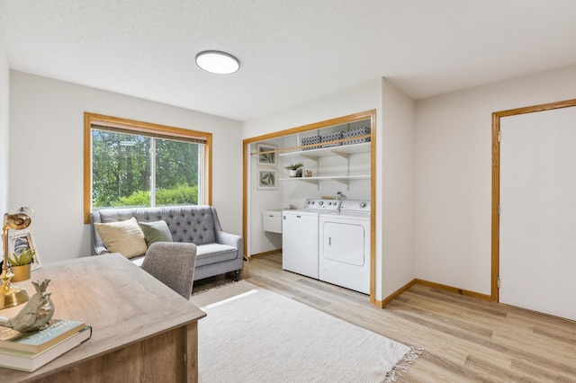 11817 51st St NE, Albertville, MN 55301 - office space with light wood-style flooring and washer and dryer