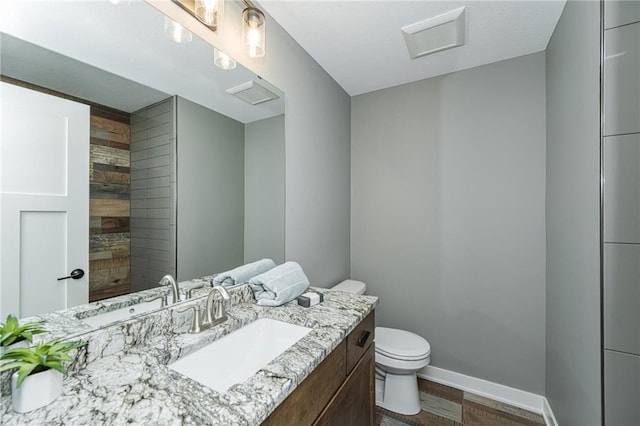 2105 Elk Run Dr SE, Pine Island, MN 55963 - bathroom with toilet and vanity