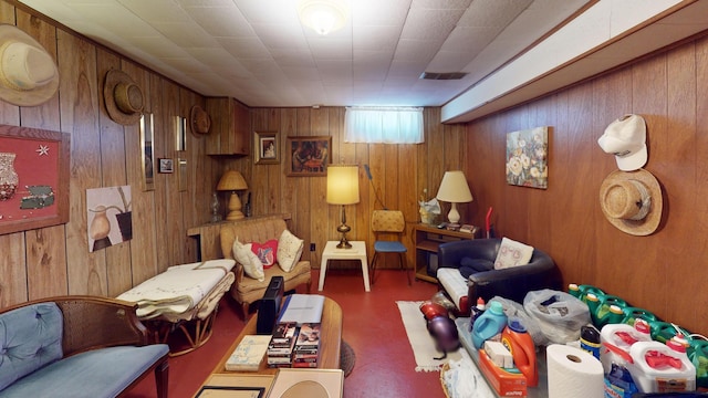 715 3rd Ave, Albert Lea, MN 56007 - living area with wood walls