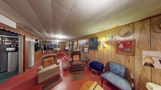 715 3rd Ave, Albert Lea, MN 56007 - living area with wood walls