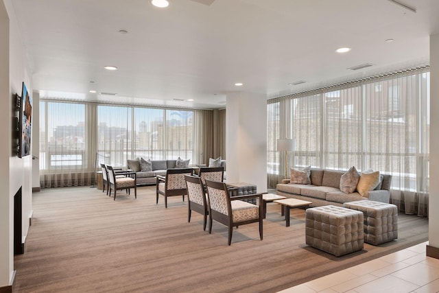 222 2nd St SE Unit 1503, Minneapolis, MN 55414 - living room with plenty of natural light and expansive windows