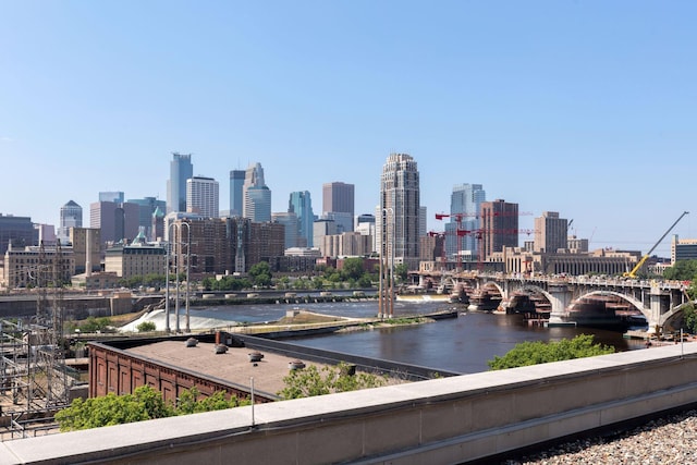 222 2nd St SE Unit 1503, Minneapolis, MN 55414 - view of city skyline with a notable bridge and a nearby body of water