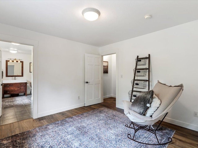 11034 Forest View Ct SW, Nisswa, MN 56468 - living area with wood finished floors