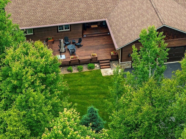 11034 Forest View Ct SW, Nisswa, MN 56468 - aerial view of property and surrounding area