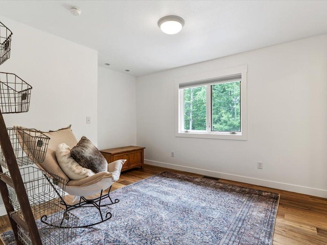 11034 Forest View Ct SW, Nisswa, MN 56468 - living area with wood finished floors