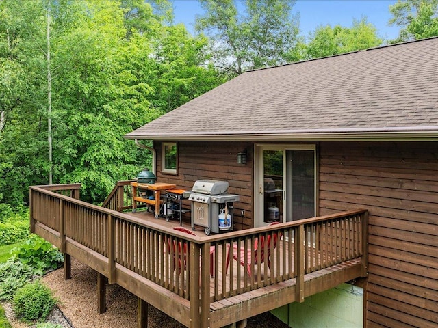 11034 Forest View Ct SW, Nisswa, MN 56468 - deck featuring area for grilling