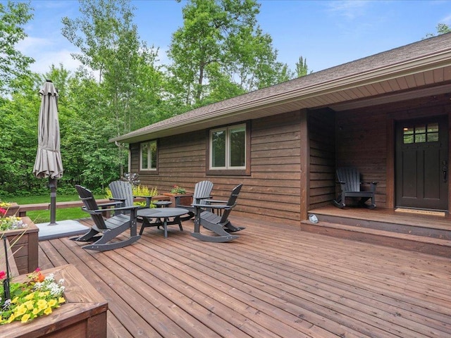 11034 Forest View Ct SW, Nisswa, MN 56468 - view of deck