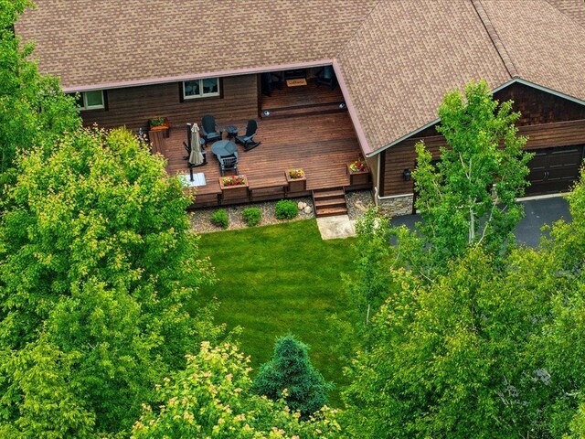 11034 Forest View Ct SW, Nisswa, MN 56468 - aerial view of property and surrounding area