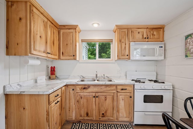 7315 120th St NW, Annandale, MN 55302 - kitchen featuring white appliances and light countertops