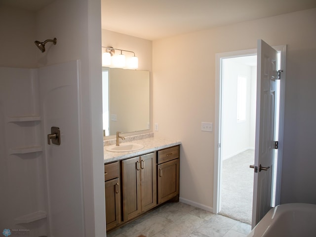 302 Neuman Blvd, Colfax, ND 58018 - full bathroom featuring vanity and a shower