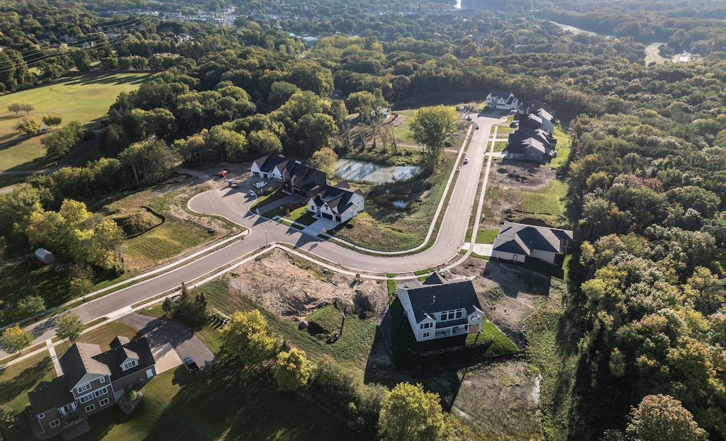 719 Ensconsed Way, Chaska, MN 55318 - view of property location featuring a forest