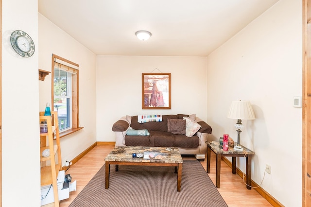 14 3rd St, Proctor, MN 55810 - living area with light wood-type flooring and a baseboard heating unit