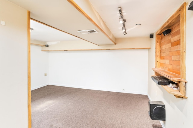 14 3rd St, Proctor, MN 55810 - finished below grade area featuring carpet and track lighting