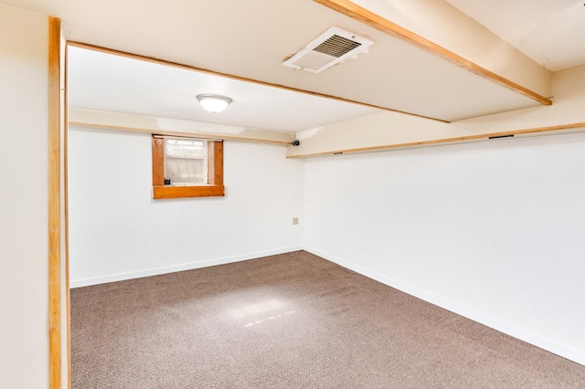 14 3rd St, Proctor, MN 55810 - below grade area with carpet flooring and baseboards