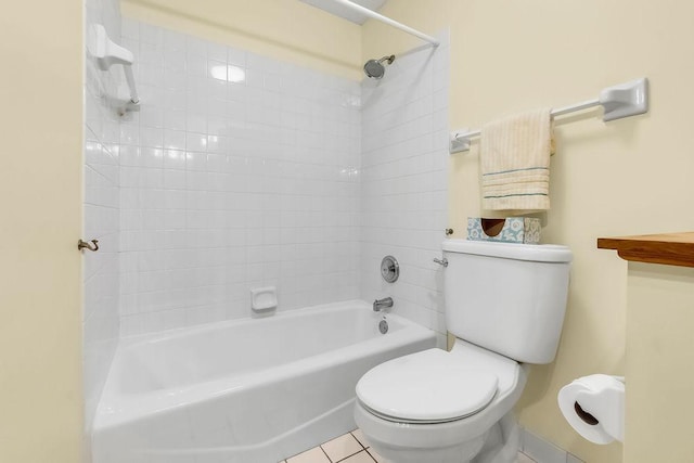1207 Silverthorn Ct, Shoreview, MN 55126 - full bathroom with shower / tub combination and tile patterned flooring