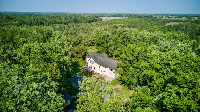 5936 Roosevelt Rd SE, Bemidji, MN 56601 - view from above of property featuring a heavily wooded area