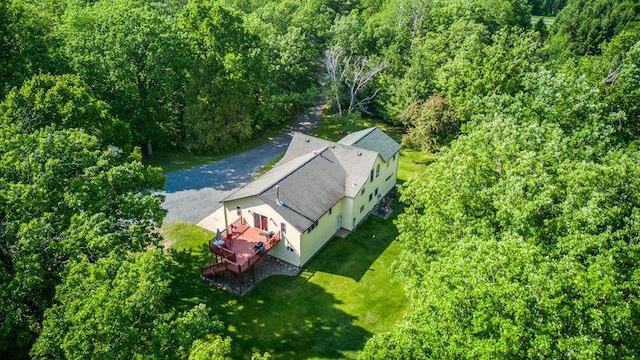 5936 Roosevelt Rd SE, Bemidji, MN 56601 - view of subject property with a heavily wooded area