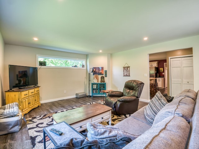 5936 Roosevelt Rd SE, Bemidji, MN 56601 - living area featuring wood finished floors and recessed lighting