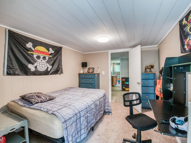5936 Roosevelt Rd SE, Bemidji, MN 56601 - carpeted bedroom with ornamental molding
