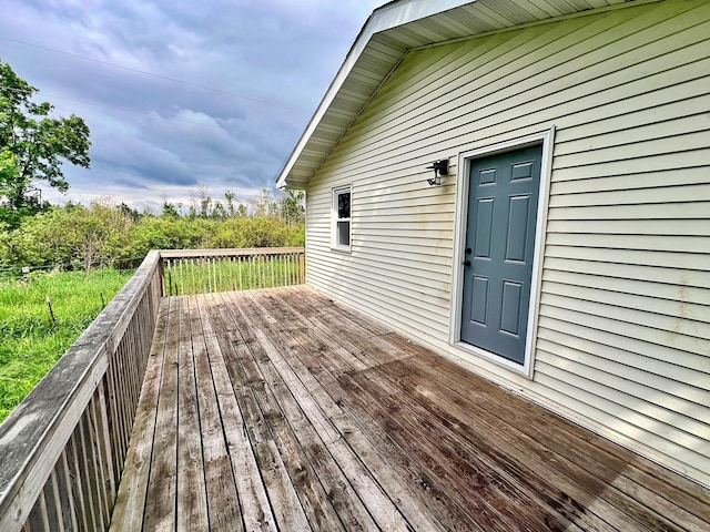 7165 US Highway 169, Garrison, MN 56450 - view of wooden deck