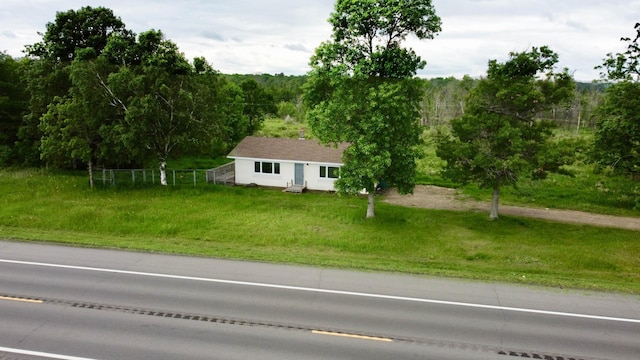 7165 US Highway 169, Garrison, MN 56450 - ranch-style house with a view of trees