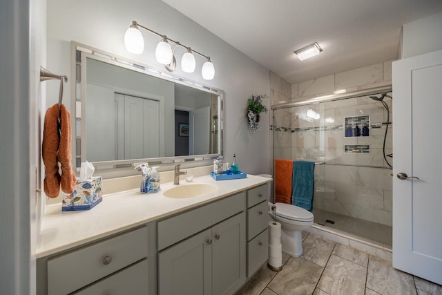 609 Main St E, Wabasha, MN 55981 - bathroom featuring vanity and a shower stall