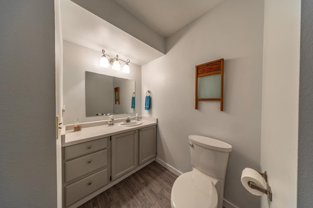 609 Main St E, Wabasha, MN 55981 - bathroom featuring vanity and wood finished floors