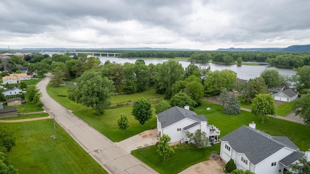 609 Main St E, Wabasha, MN 55981 - aerial view of a nearby body of water