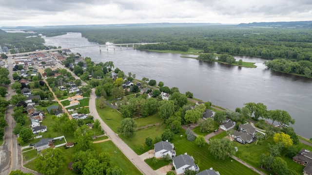 609 Main St E, Wabasha, MN 55981 - drone / aerial view of a nearby body of water and a forest
