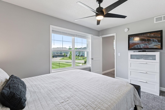 9462 Bridle Way, Victoria, MN 55386 - carpeted bedroom with baseboards and ceiling fan