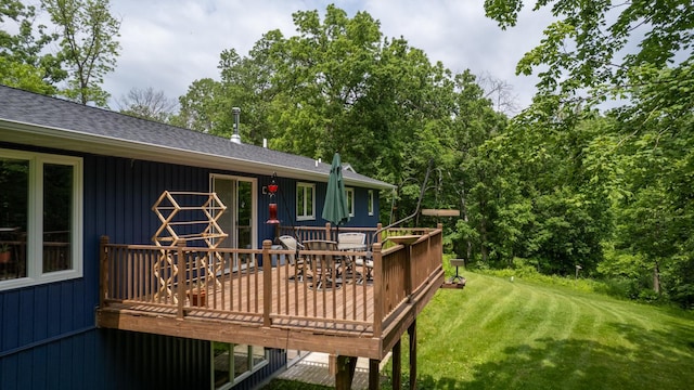 31340 Indigo Rd, Fountain, MN 55935 - deck featuring a yard