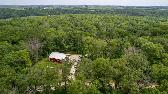 31340 Indigo Rd, Fountain, MN 55935 - view from above of property featuring a heavily wooded area