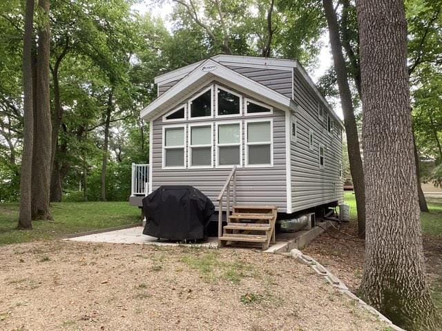 14275 Schuelke Beach Rd NW, Miltona, MN 56354 - back of property